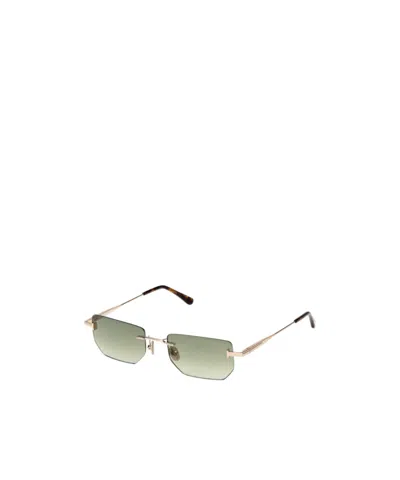 TOM FORD RIMLESS RECTANGLE-FRAME SUNGLASSES