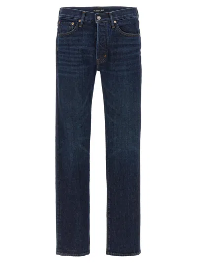 Tom Ford Rinse Selvedge Jeans In Blue