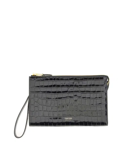 Tom Ford Belt Bag With Logo In Black