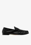 Tom Ford Leather Ripley Loafers In Black