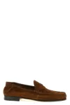 Tom Ford Ripley Loafers Penny Strap Round Toe Suede In Blue