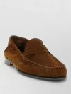 Tom Ford Ripley Loafers Penny Strap Round Toe Suede In Brown