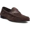 Tom Ford Suede Loafers In 초콜렛