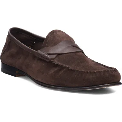 Tom Ford Ripley Twisted Strap Loafer In 1b016 Chestnut