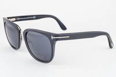 Pre-owned Tom Ford Rock Gray / Blue Sunglasses Tf290 92a 55mm