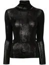 Tom Ford Roll-neck Jumper In Metallic