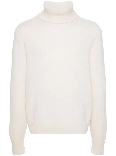 Tom Ford Roll-neck Sweater In Neutrals