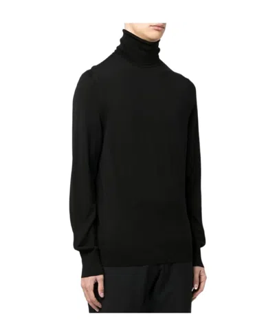 Tom Ford Roll-neck Wool Jumper In Black