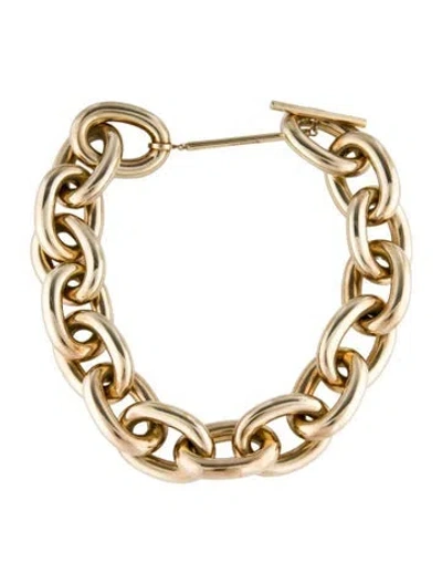 Pre-owned Tom Ford Rolo Chain Necklace, 19" In Multi