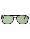 Tom Ford Eyewear Aviator In 52n Avana Scura / Verde