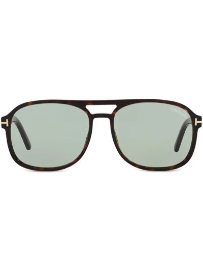 Tom Ford Eyewear Aviator-frame Sunglasses In Black