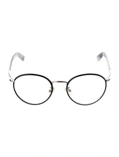 Pre-owned Tom Ford Round Eyeglasses In Black