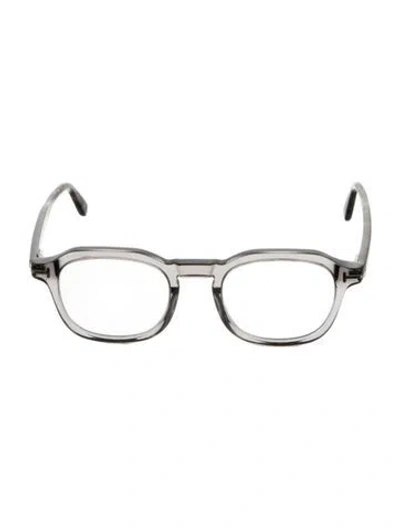 Pre-owned Tom Ford Round Eyeglasses In Brown