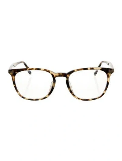 Pre-owned Tom Ford Round Eyeglasses In Brown