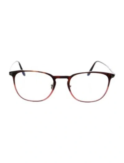 Pre-owned Tom Ford Round Eyeglasses In Brown