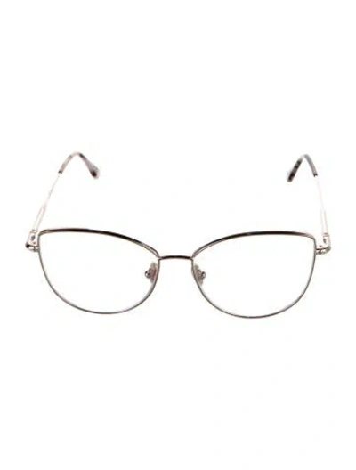 Pre-owned Tom Ford Round Eyeglasses In Gold