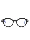 Tom Ford Round-frame Glasses In 黑色