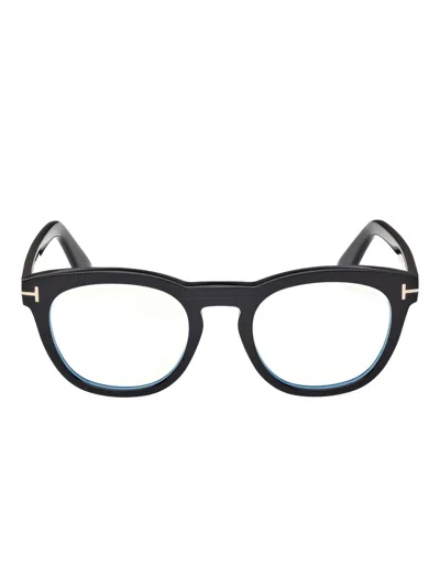 Tom Ford Square Full-rim Glasses In Black