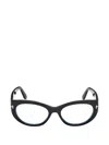 Tom Ford Round-frame Glasses In Black