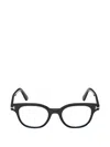 Tom Ford Round-frame Glasses In Black