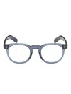 Tom Ford Full-rimmed Plano Lenses In Blue