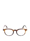 Tom Ford Round-frame Glasses In Brown