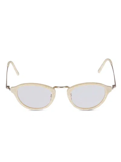 Tom Ford Round-frame Glasses In Nude