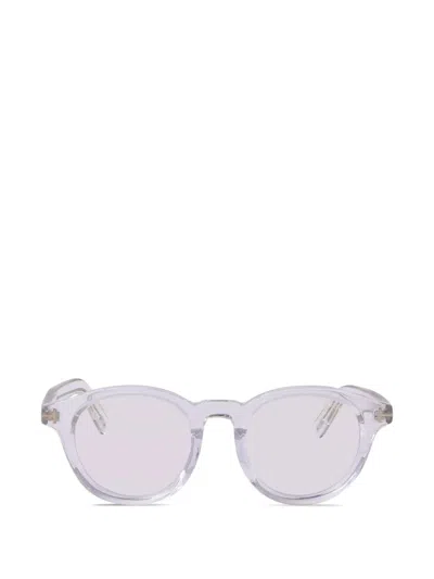 Tom Ford Round-frame Glasses In Purple