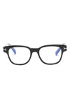Tom Ford Round-frame Glasses In Schwarz