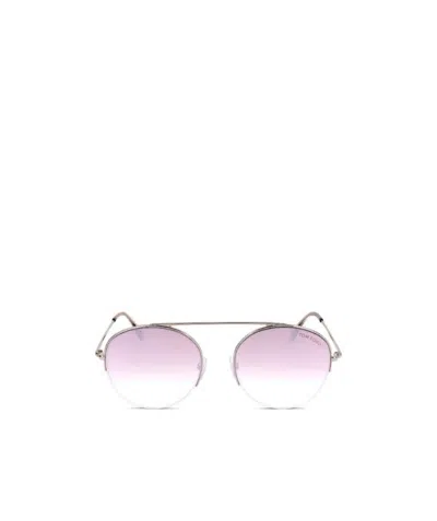 Tom Ford Round-frame Gradient Sunglasses In Pink