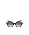 Tom Ford Round Frame Plain Mirror In Gray