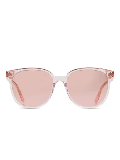 Tom Ford Round-frame Sunglasses In Pink