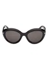 Tom Ford Stacy 53mm Cat-eye Sunglasses In Black