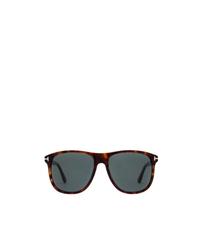 Tom Ford Round-frame Sunglasses In Green