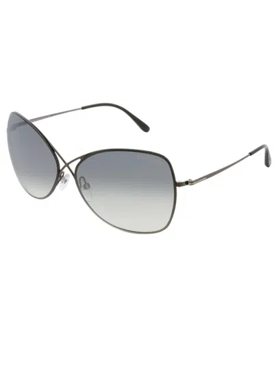 Tom Ford Round Gradient Sunglasses For Women - Ft0250 Style In Black