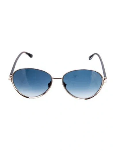 Pre-owned Tom Ford Round Gradient Sunglasses In Multi