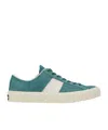 Tom Ford Round Head Flat Low-cut Skate Shoes In Blue