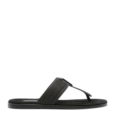 Tom Ford Flat Sandals Open Toe Single Strap In Black