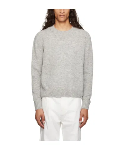 Tom Ford Round-neck And Long-sleeved Sweater In White