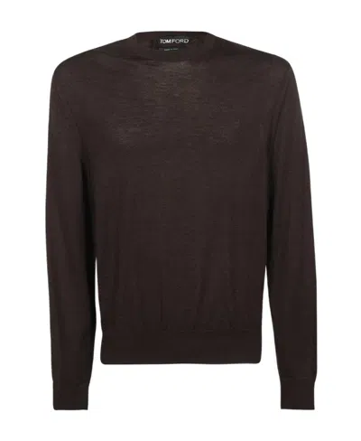 Tom Ford Round Neck Sweater In Black