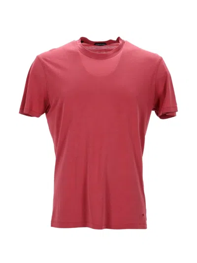Pre-owned Tom Ford Round-neck T-shirt In Red