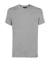 Tom Ford Round-necked T-shirt In Gray