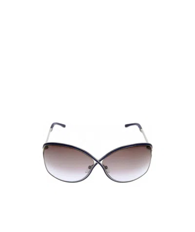 Tom Ford Round Sunglasses In Gray