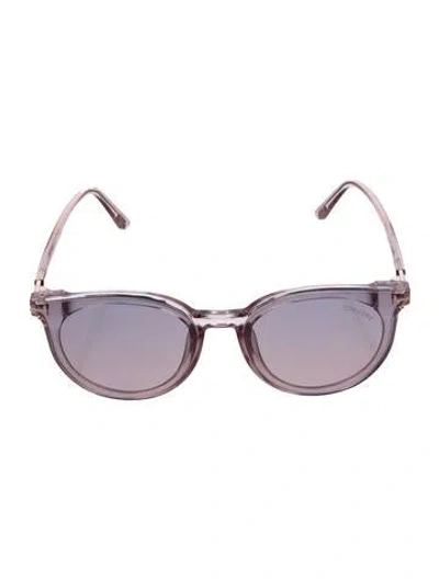 Pre-owned Tom Ford Round Tinted Sunglasses