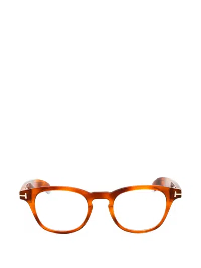 Tom Ford Round-frame Glasses In Multi