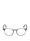 Tom Ford Round-frame Glasses In Gray
