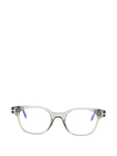 Tom Ford Round-frame Glasses In Purple