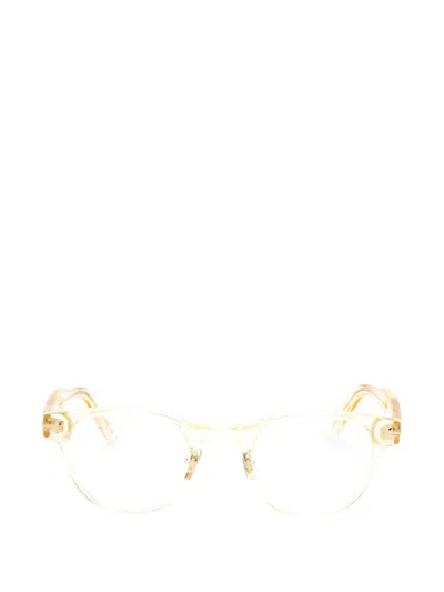 Tom Ford Round-frame Glasses In Gold