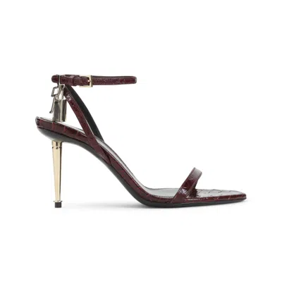 TOM FORD WOMEN RUBY RED LEATHER HEELS, 6 LUXURY PUMPS & HEELS FOR WOMEN DARVEYS