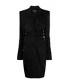 Tom Ford Ruch Tailored Mididress In Black